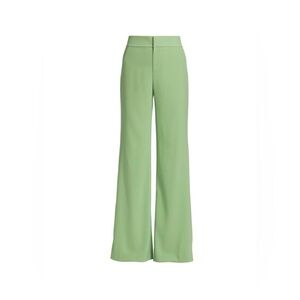 Alice + Olivia Light Green Wide Leg Pants